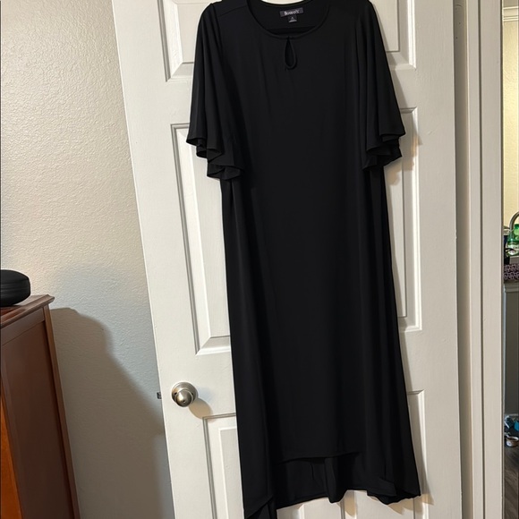 Roaman's Black High Low Dress - Picture 1 of 2